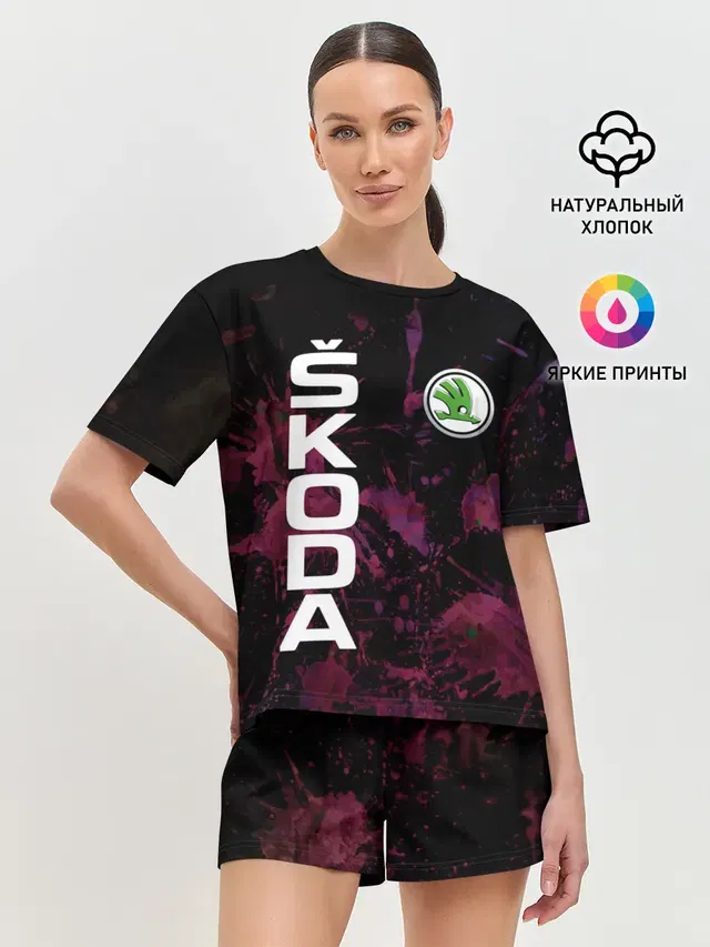 Женская пижама с шортами