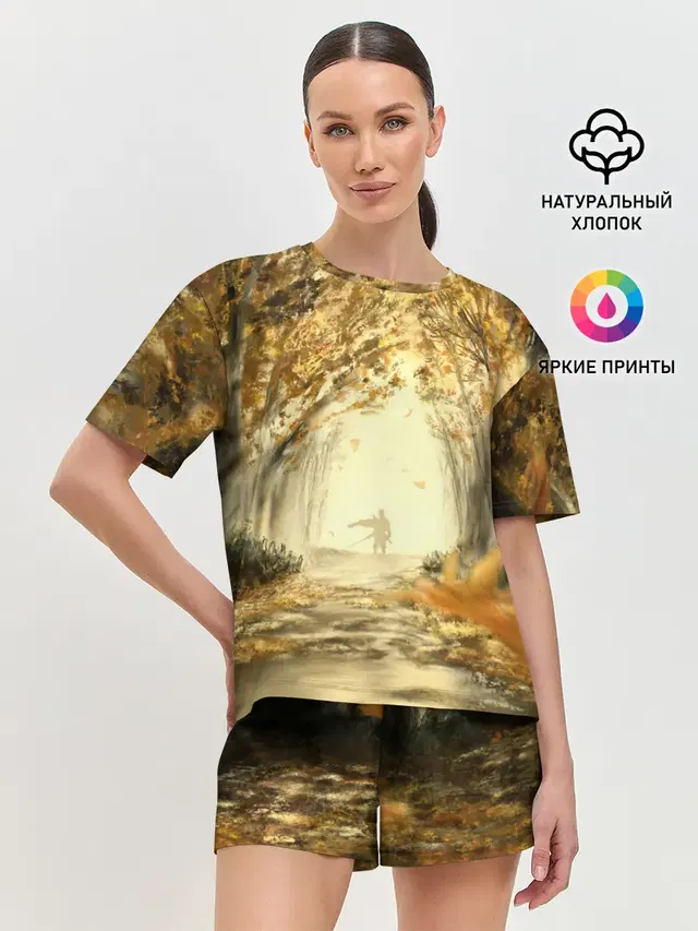 Женская пижама с шортами