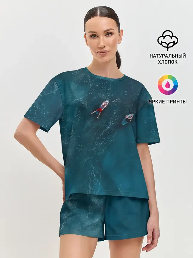 Женская пижама с шортами