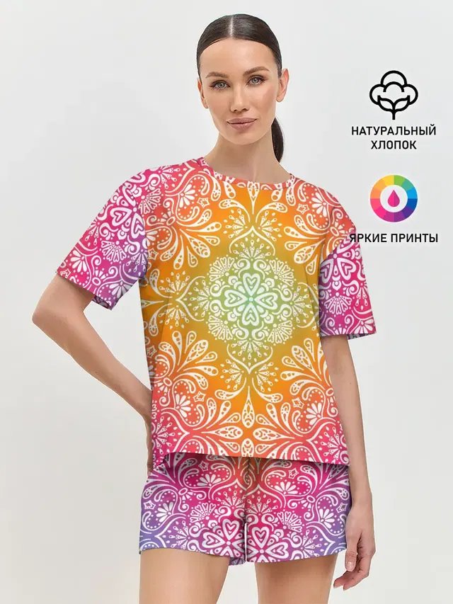 Женская пижама с шортами