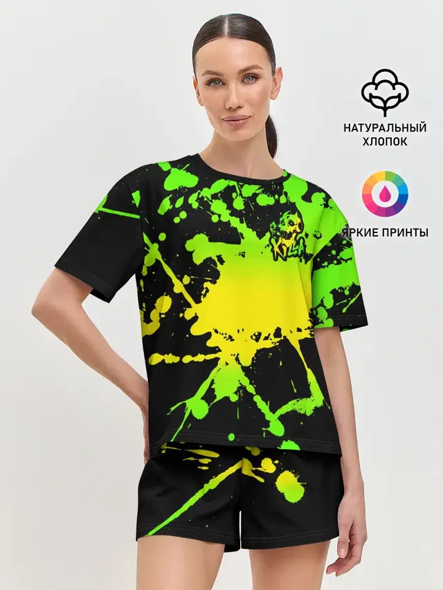 KILLA зеленые брызги