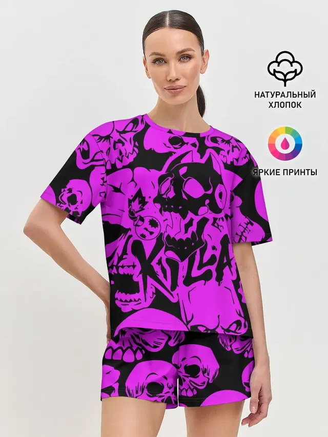 Женская пижама с шортами