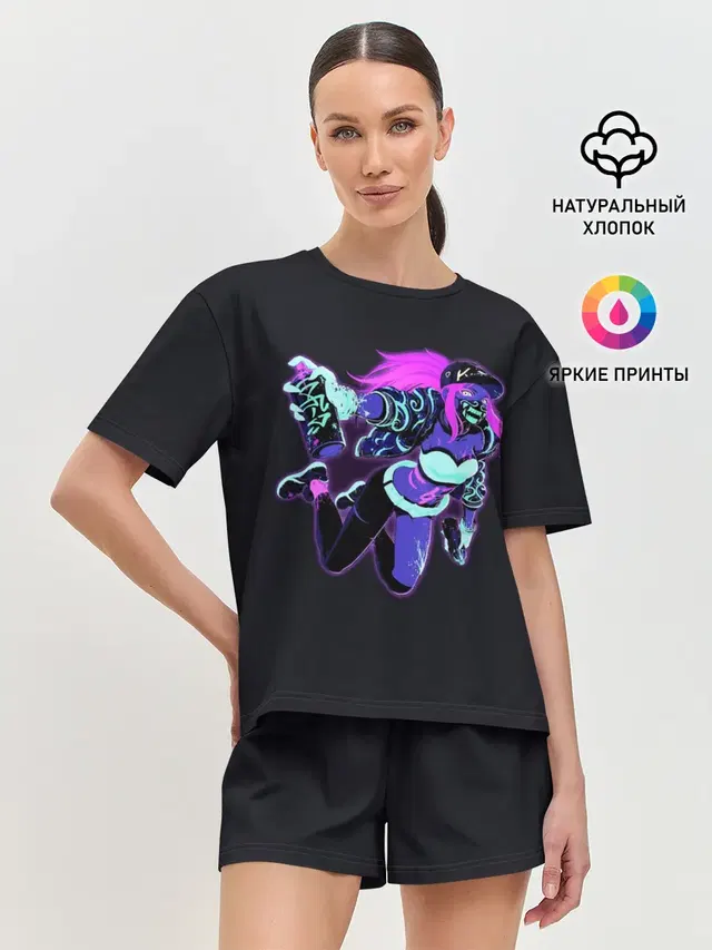 Женская пижама с шортами