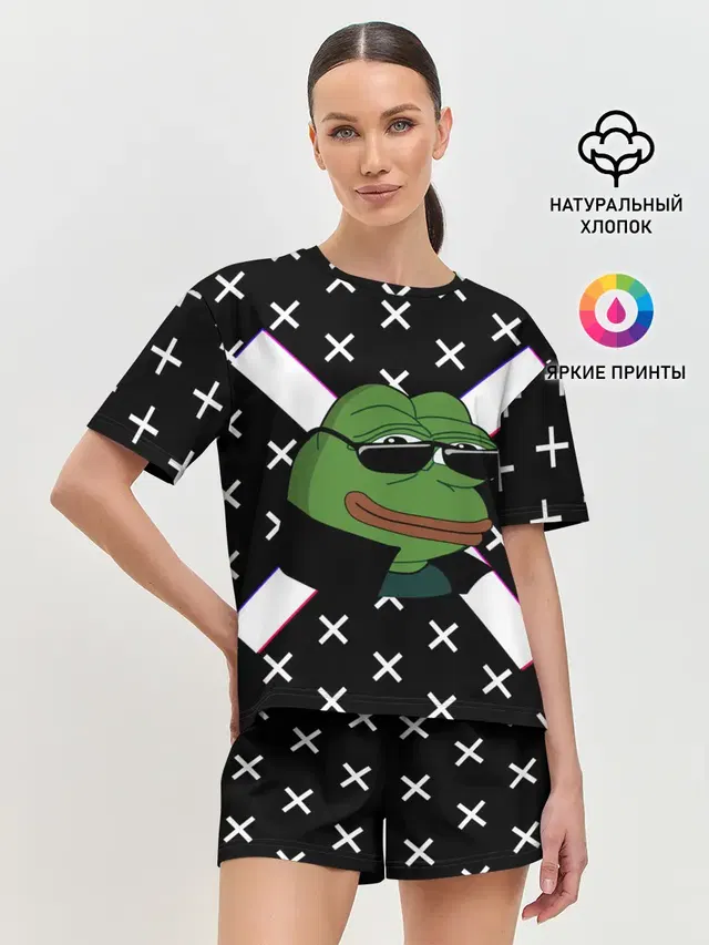 Женская пижама с шортами