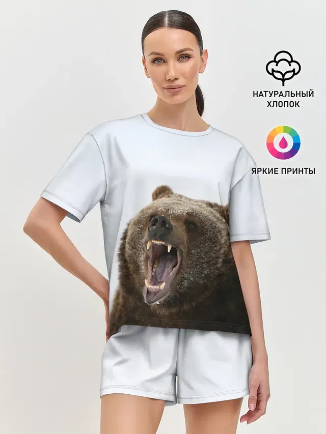 Женская пижама с шортами