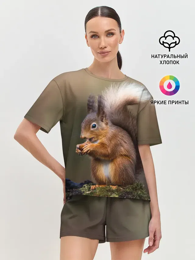 Женская пижама с шортами