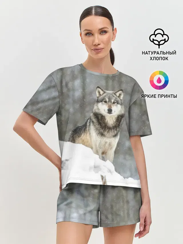 Женская пижама с шортами
