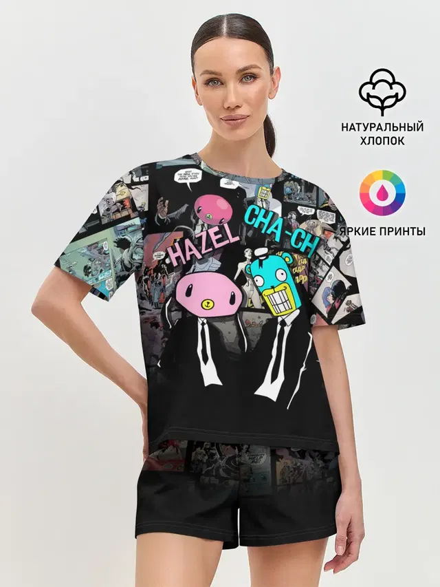 Женская пижама с шортами