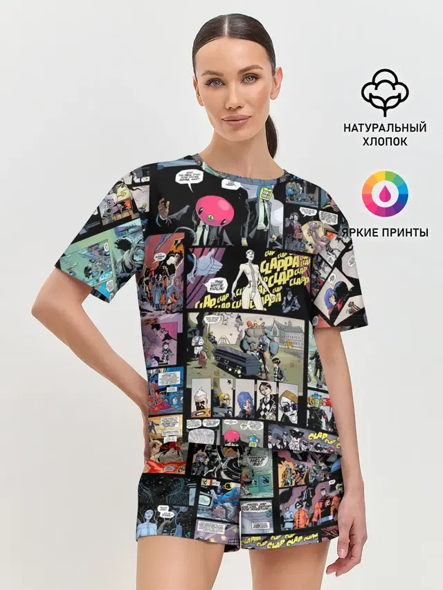Женская пижама с шортами
