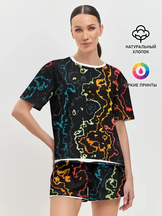 Женская пижама с шортами