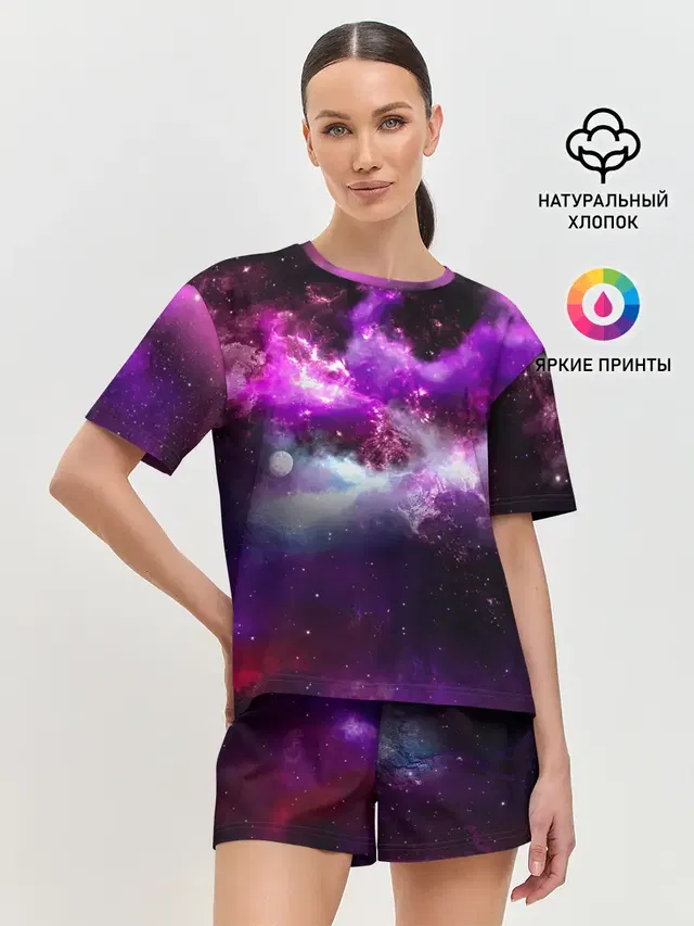 Женская пижама с шортами