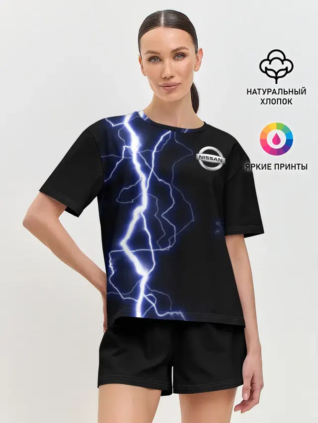 Женская пижама с шортами