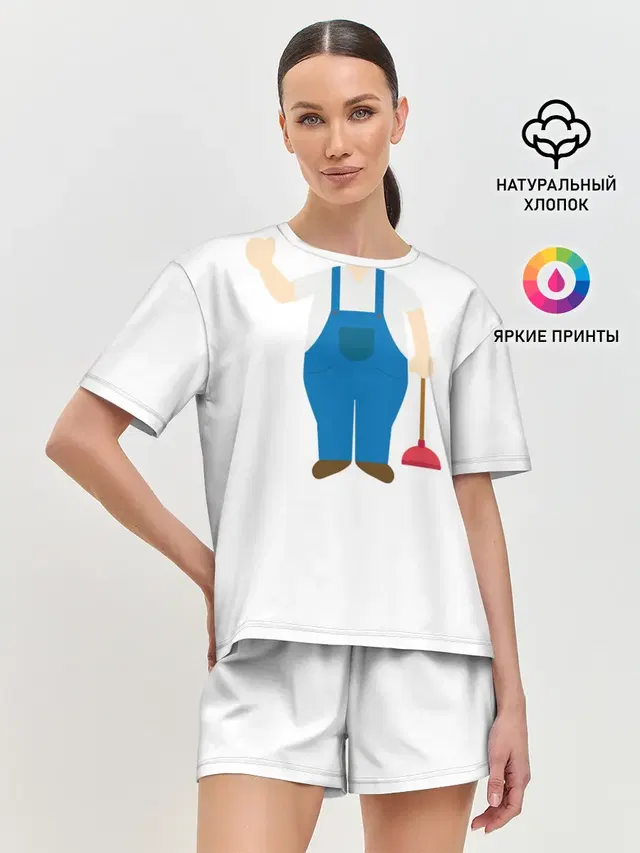 Женская пижама с шортами