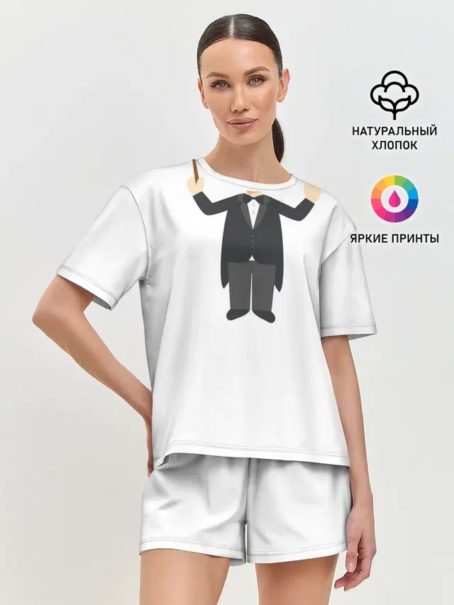 Женская пижама с шортами