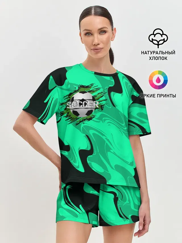 Женская пижама с шортами