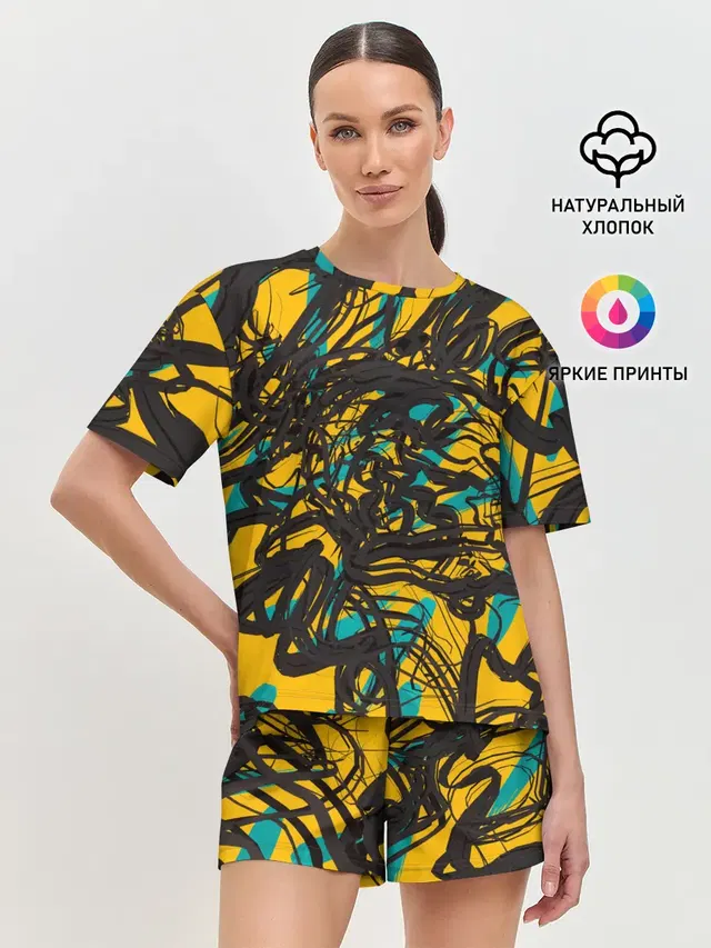 Женская пижама с шортами