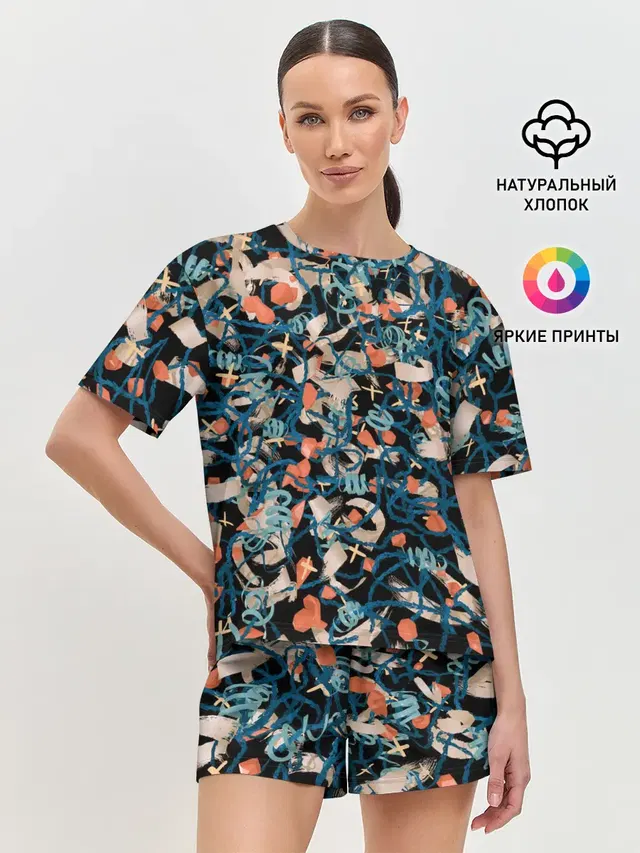 Женская пижама с шортами