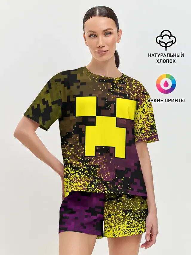 Женская пижама с шортами