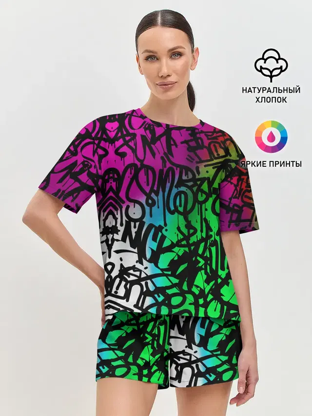 Женская пижама с шортами