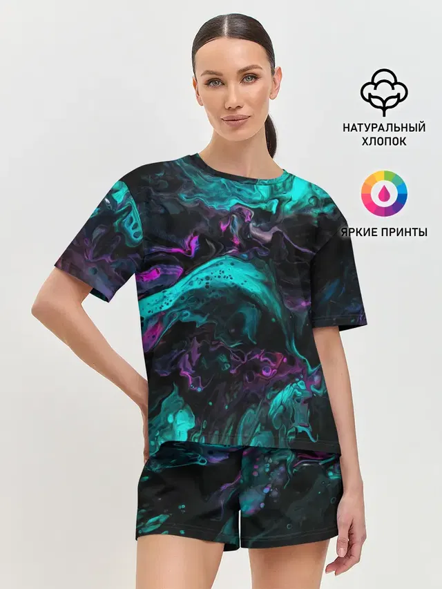 Женская пижама с шортами