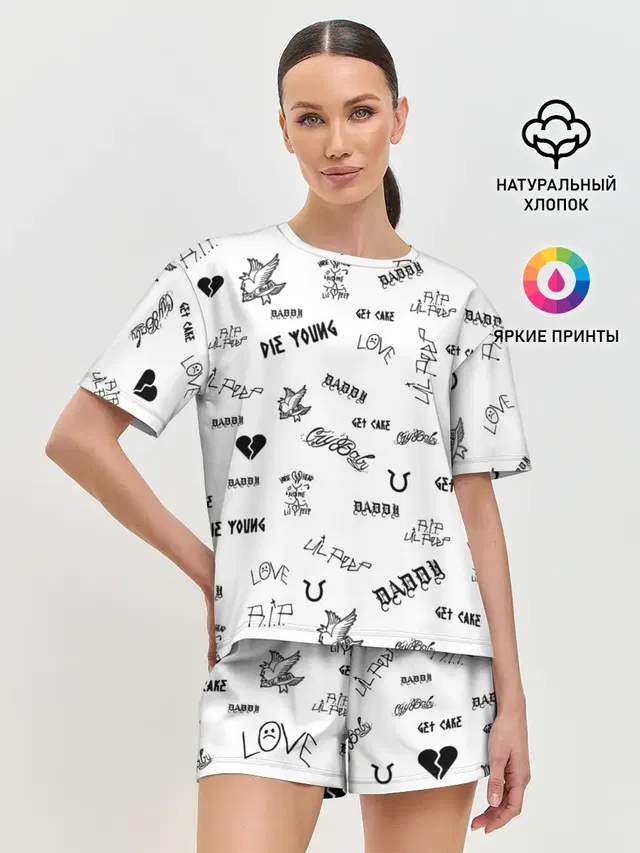 Женская пижама с шортами