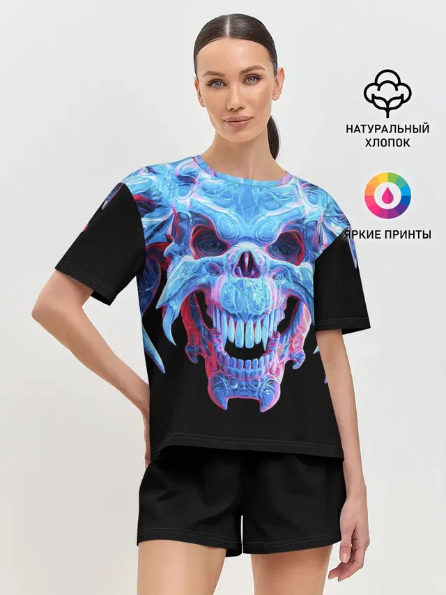 Женская пижама с шортами