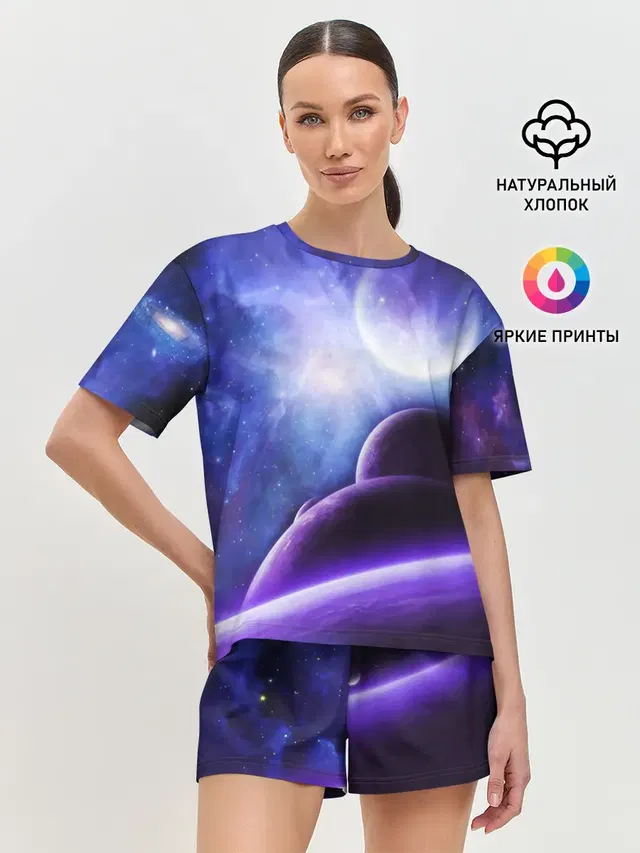 Женская пижама с шортами