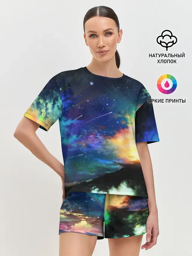 Женская пижама с шортами