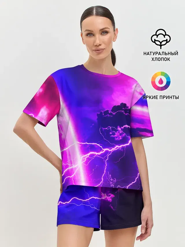 Женская пижама с шортами
