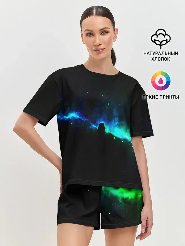 Женская пижама с шортами
