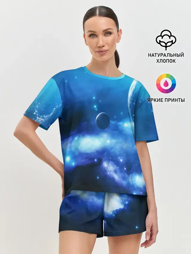 Женская пижама с шортами