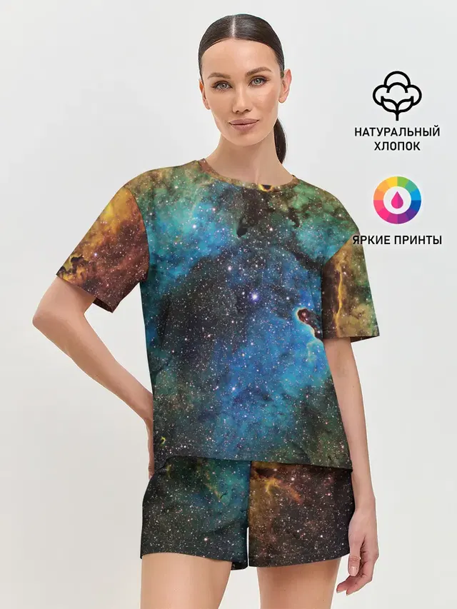 Женская пижама с шортами