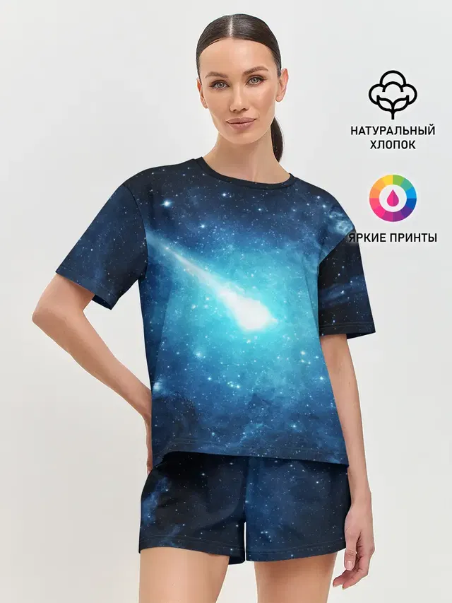 Женская пижама с шортами