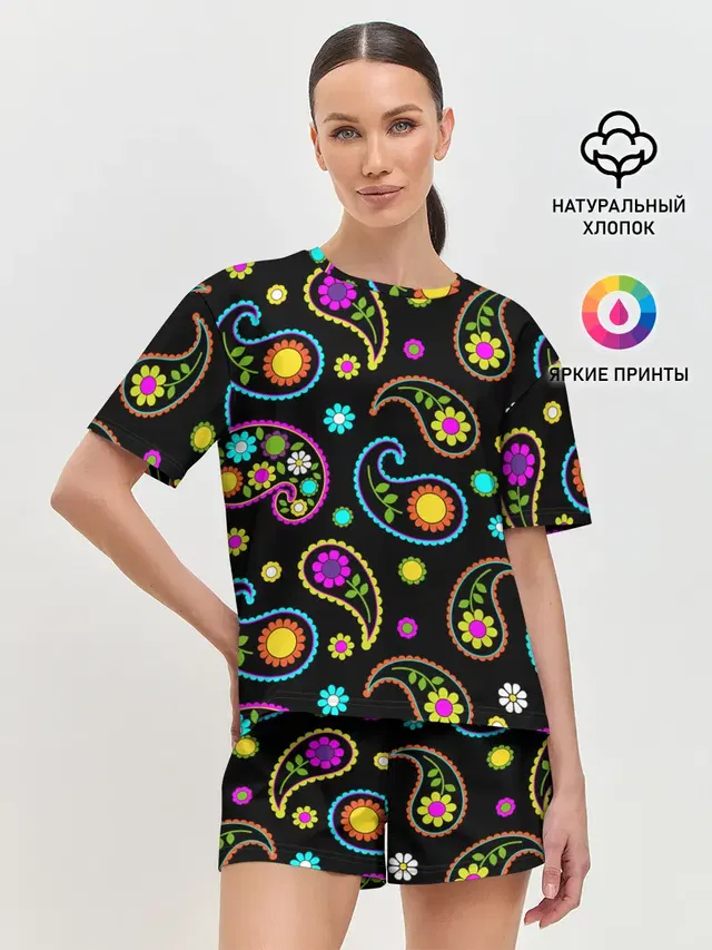 Женская пижама с шортами