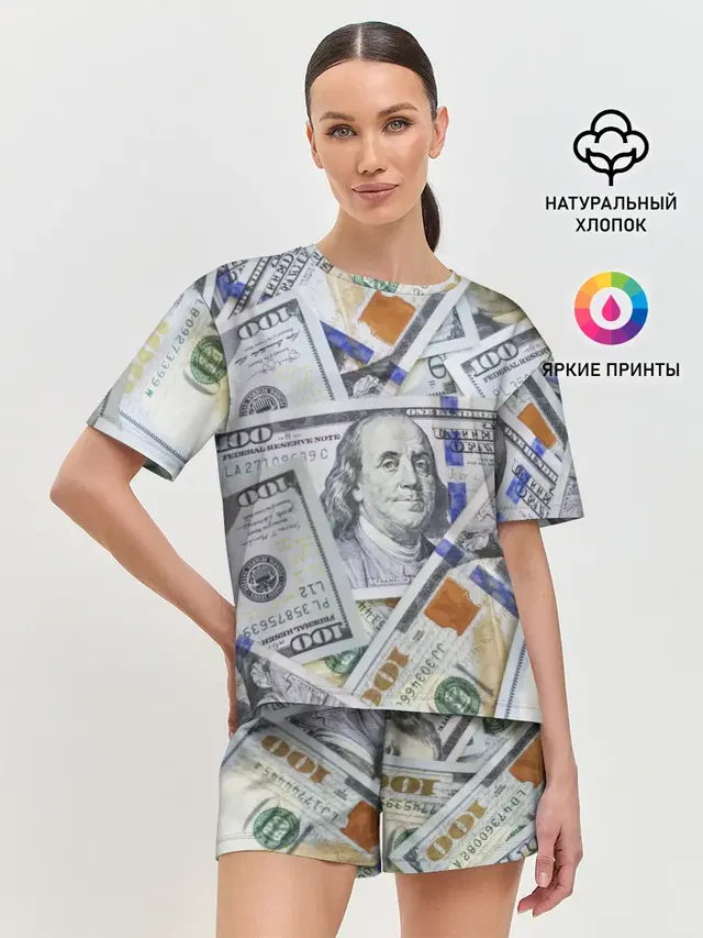 Женская пижама с шортами