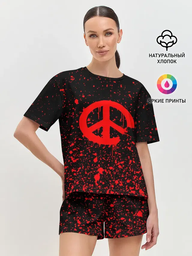 Женская пижама с шортами