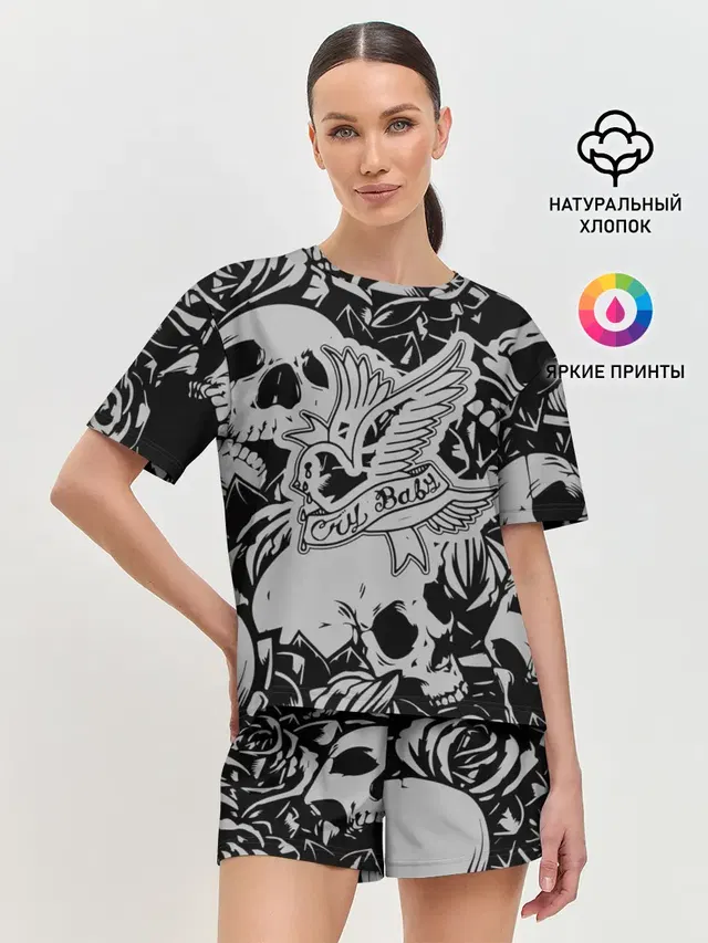 Женская пижама с шортами