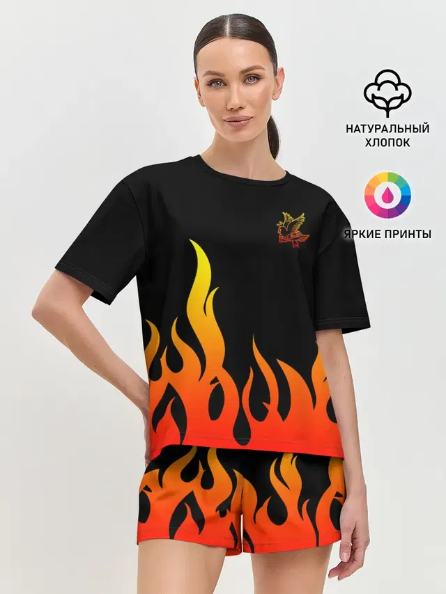 Женская пижама с шортами