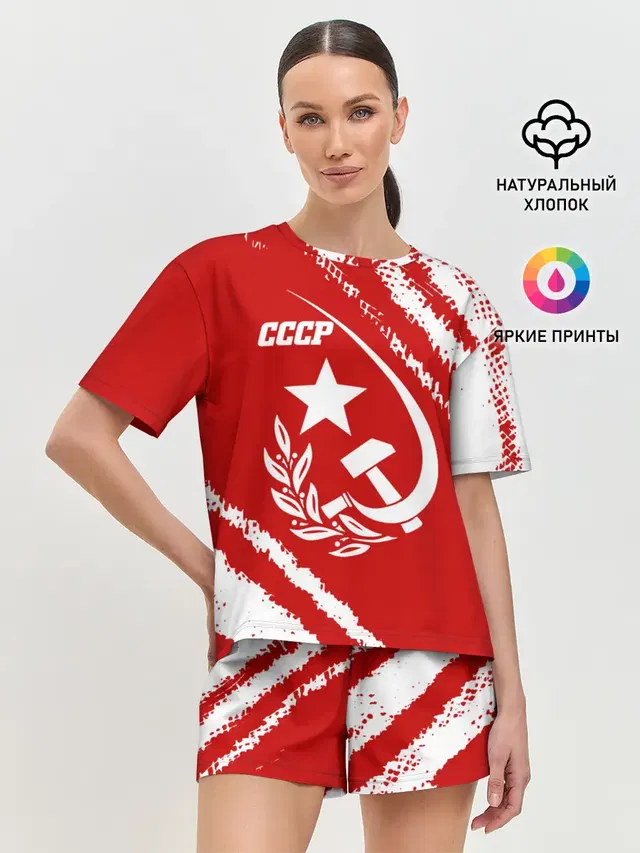 Женская пижама с шортами