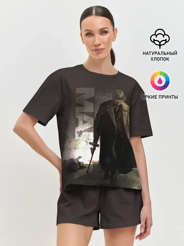 Женская пижама с шортами