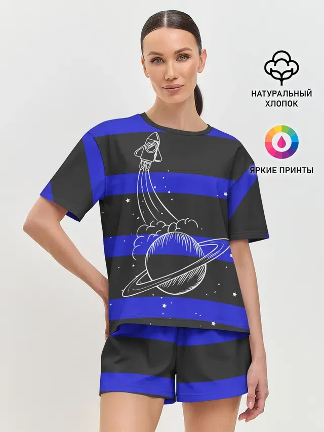 Женская пижама с шортами