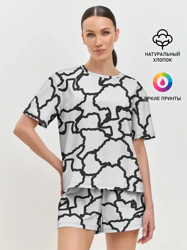 Женская пижама с шортами