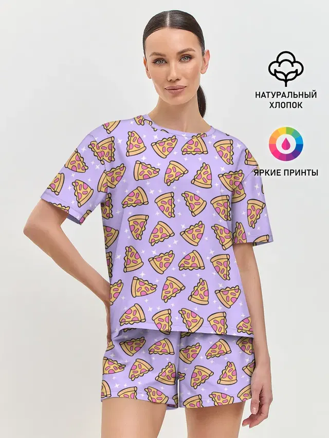 Женская пижама с шортами
