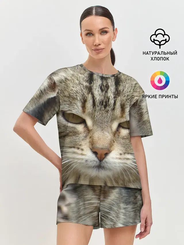 Женская пижама с шортами