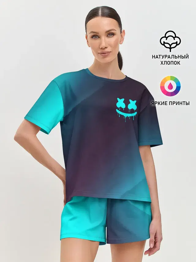 Женская пижама с шортами