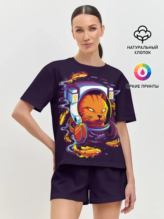 Женская пижама с шортами