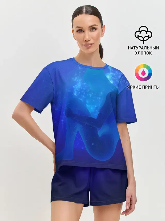 Женская пижама с шортами