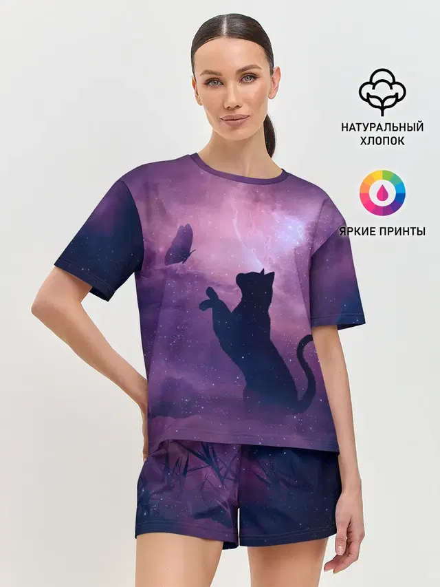 Женская пижама с шортами