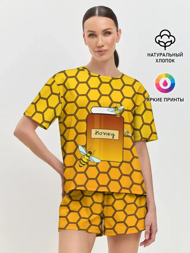 Женская пижама с шортами