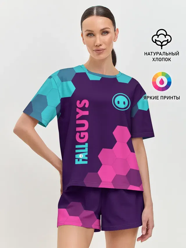 Женская пижама с шортами